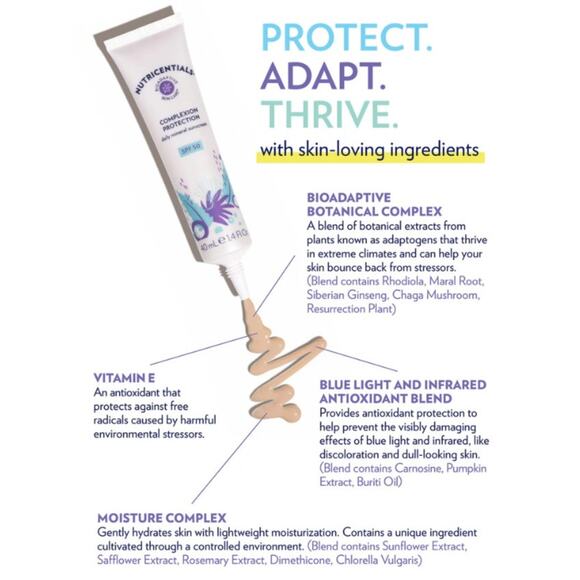 Nu Skin Nutricentials Bioadaptive Skin Care Sunscreen SPF 50 40ml, 1.4oz NuSkin - Picture 3 of 7